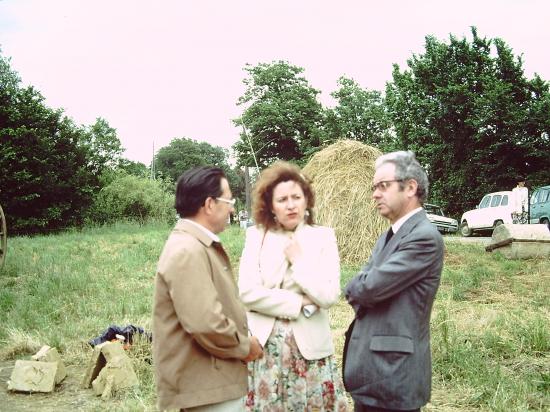 Mr L'abbé Loubès et Mme Odile Bordaz