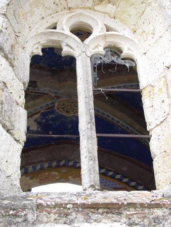 Fenêtre géminée de la chapelle de la Vierge