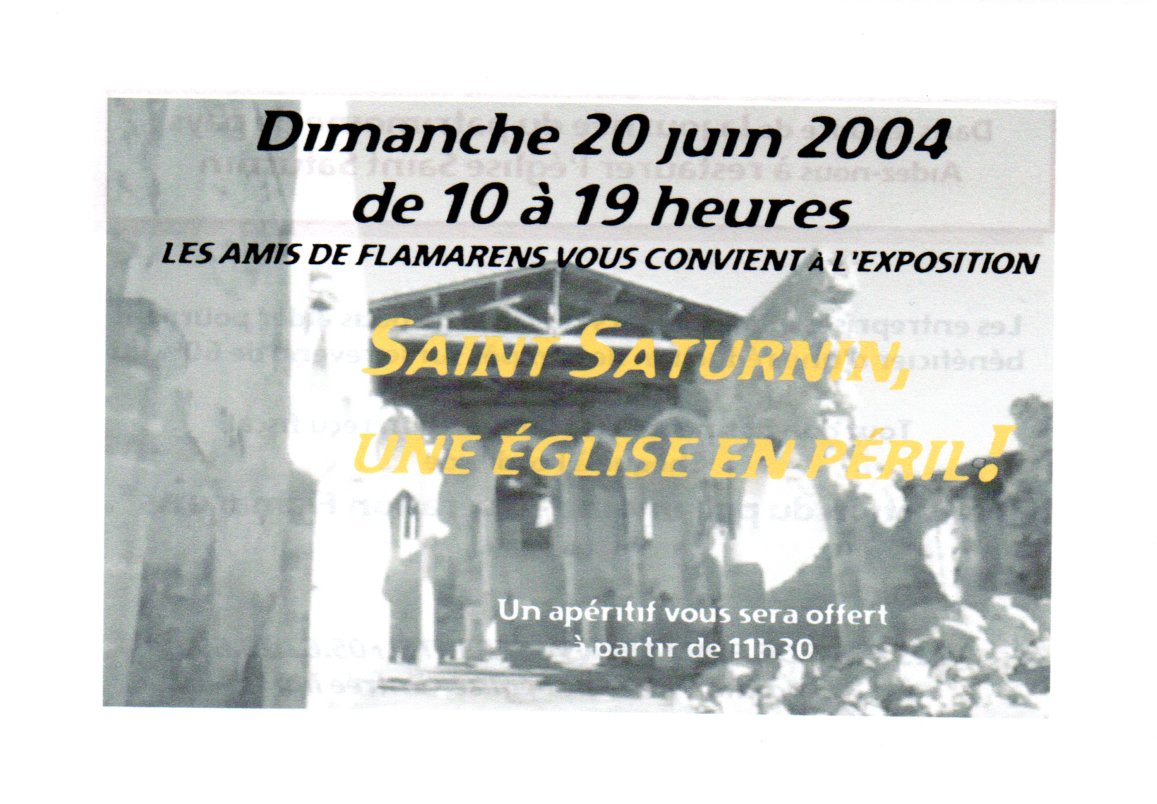 Exposition Saint Saturnin - 2004